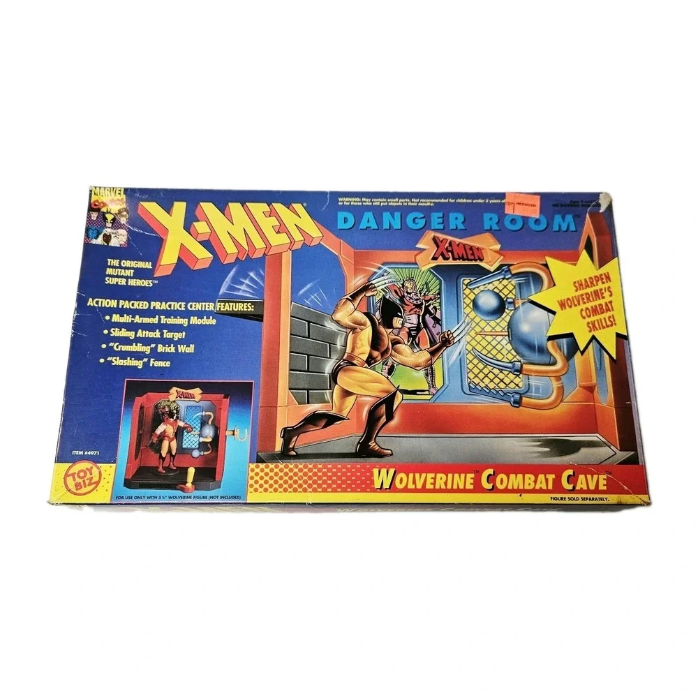 Toy Biz X-Men Danger Room, Wolverine Combat Cave, New in box